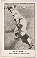 D.B. Pratt, 2nd Base, Boston Americans, from the American Caramel Baseball Players series (E121) for the American Caramel Company, American Caramel Company, Lancaster and York, Pennsylvania  American, Photolithograph