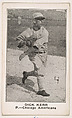 Dick Kerr, Pitcher, Chicago Americans, from the American Caramel Baseball Players series (E121) for the American Caramel Company, American Caramel Company, Lancaster and York, Pennsylvania  American, Photolithograph