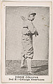 Eddie Collins, 2nd Base, Chicago Americans, from the American Caramel Baseball Players series (E121) for the American Caramel Company, American Caramel Company, Lancaster and York, Pennsylvania  American, Photolithograph