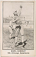 Earl Sheely, 1st Base, Chicago Americans, from the American Caramel Baseball Players series (E121) for the American Caramel Company, American Caramel Company, Lancaster and York, Pennsylvania  American, Photolithograph