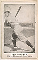 Tris Speaker, Manager, Cleveland Americans, from the American Caramel Baseball Players series (E121) for the American Caramel Company, American Caramel Company, Lancaster and York, Pennsylvania  American, Photolithograph