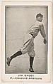 Jim Bagby, Pitcher, Cleveland Americans, from the American Caramel Baseball Players series (E121) for the American Caramel Company, American Caramel Company, Lancaster and York, Pennsylvania  American, Photolithograph