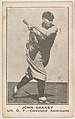 John Graney, Utility Outfield, Cleveland Americans, from the American Caramel Baseball Players series (E121) for the American Caramel Company, American Caramel Company, Lancaster and York, Pennsylvania  American, Photolithograph
