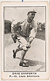Dave Danforth, Pitcher, St. Louis Americans, from the American Caramel Baseball Players series (E121) for the American Caramel Company, American Caramel Company, Lancaster and York, Pennsylvania American, Photolithograph
