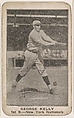 George Kelly, 1st Base, New York Nationals, from the American Caramel Baseball Players series (E121) for the American Caramel Company, American Caramel Company, Lancaster and York, Pennsylvania American, Photolithograph