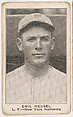 Emil Meusel, Left Field, New York Nationals, from the American Caramel Baseball Players series (E121) for the American Caramel Company, American Caramel Company, Lancaster and York, Pennsylvania American, Photolithograph