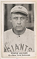 Frank Snyder, Catcher, New York Nationals, from the American Caramel Baseball Players series (E121) for the American Caramel Company, American Caramel Company, Lancaster and York, Pennsylvania  American, Photolithograph