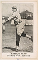 Arthur Nehf, Pitcher, New York Nationals, from the American Caramel Baseball Players series (E121) for the American Caramel Company, American Caramel Company, Lancaster and York, Pennsylvania  American, Photolithograph