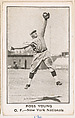 Ross Young, Outfield, New York Nationals, from the American Caramel Baseball Players series (E121) for the American Caramel Company, American Caramel Company, Lancaster and York, Pennsylvania  American, Photolithograph