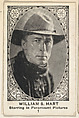 Card 1, William S. Hart, Starring in Paramount Pictures, from the Movie Actors and Actresses series (E123), issued by the American Caramel Company, American Caramel Company, Lancaster and York, Pennsylvania American, Photolithograph