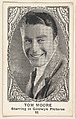 Card 11, Tom Moore, Starring in Goldwyn Pictures, from the Movie Actors and Actresses series (E123), issued by the American Caramel Company, American Caramel Company, Lancaster and York, Pennsylvania American, Photolithograph