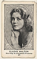 Card 27, Gladys Walton, Starring in Universal Pictures, from the Movie Actors and Actresses series (E123), issued by the American Caramel Company, American Caramel Company, Lancaster and York, Pennsylvania American, Photolithograph