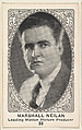 Card 33, Marshall Neilan, Leading Motion Picture Producer, from the Movie Actors and Actresses series (E123), issued by the American Caramel Company, American Caramel Company, Lancaster and York, Pennsylvania  American, Photolithograph