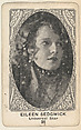Card 35, Eileen Sedgwick, Universal Star, from the Movie Actors and Actresses series (E123), issued by the American Caramel Company, American Caramel Company, Lancaster and York, Pennsylvania American, Photolithograph