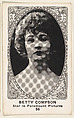 Card 56, Betty Compson, Star in Paramount Pictures, from the Movie Actors and Actresses series (E123), issued by the American Caramel Company, American Caramel Company, Lancaster and York, Pennsylvania American, Photolithograph