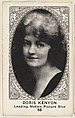 Card 68, Doris Kenyon, Leading Motion Picture Star, from the Movie Actors and Actresses series (E123), issued by the American Caramel Company, American Caramel Company, Lancaster and York, Pennsylvania American, Photolithograph