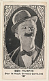 Card 107, Ben Turpin, Star in Mack Sennett Comedies, from the Movie Actors and Actresses series (E123), issued by the American Caramel Company, American Caramel Company, Lancaster and York, Pennsylvania American, Photolithograph