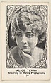 Card 116, Alice Terry, Starring in Metro Productions, from the Movie Actors and Actresses series (E123), issued by the American Caramel Company, American Caramel Company, Lancaster and York, Pennsylvania American, Photolithograph