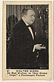 Card 87, Walter Hiers as Bud Walton in "Her Gilded Cage," a Paramount Picture, from the Movie Stars series (E124), issued by the American Caramel Company, M.B.S.C. Co.  American, Photolithograph