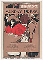Philadelphia Sunday Press: January 12th, George Reiter Brill  American, Commercial relief process and letterpress