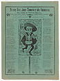 The skeleton of Don Juan Tenorio, José Guadalupe Posada  Mexican, Zincograph and letterpress on green paper