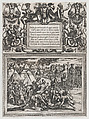 Plate 12: Illustration to Canto XII, from Torquato Tasso's "Gerusalemme liberata III", Antonio Tempesta  Italian, Etching