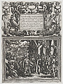Plate 18: Illustration to Canto XVIII, from Torquato Tasso's "Gerusalemme liberata III", Antonio Tempesta  Italian, Etching