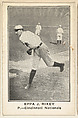 Eppa J. Rixey, Pitcher, Cincinnati Nationals, from the American Caramel Baseball Players series (E121) for the American Caramel Company, American Caramel Company, Lancaster and York, Pennsylvania American, Photolithograph
