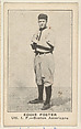 Eddie Foster, Utility Infield, Boston Americans, from the American Caramel Baseball Players series (E121) for the American Caramel Company, American Caramel Company, Lancaster and York, Pennsylvania  American, Photolithograph