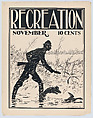 Recreation, November, Henry Sumner Watson  American, Lithograph