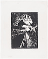 Straight Canal (Gerarder Kanal), Erich Heckel  German, Woodcut
