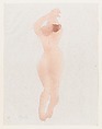 "Caresse-moi donc, cheri!...", Auguste Rodin French, Color lithograph