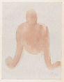 "Est c'est celle-la que j'aime", Auguste Rodin French, Color lithograph