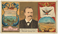 Governor Martin, Kansas, from "Governors, Arms, Etc." series (N133-1), issued by Duke Sons & Co., W. Duke, Sons & Co. American, Commercial color lithograph