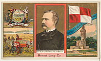 Governor Foraker, Ohio, from "Governors, Arms, Etc." series (N133-1), issued by Duke Sons & Co., W. Duke, Sons & Co. American, Commercial color lithograph