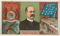 Governor Morehouse, Missouri, from "Governors, Arms, Etc." series (N133-1), issued by Duke Sons & Co., W. Duke, Sons & Co. American, Commercial color lithograph