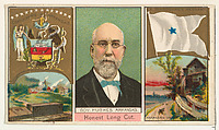 Governor Hughes, Arkansas, from "Governors, Arms, Etc." series (N133-1), issued by Duke Sons & Co., W. Duke, Sons & Co. American, Commercial color lithograph