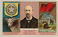 Governor Ross, Texas, from "Governors, Arms, Etc." series (N133-2), issued by Duke Sons & Co., W. Duke, Sons & Co. American, Commercial color lithograph