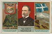 Governor Pennoyer, Oregon, from "Governors, Arms, Etc." series (N133-2), issued by Duke Sons & Co., W. Duke, Sons & Co. American, Commercial color lithograph