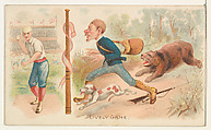 Lively Game, from the Talk of the Diamond set (N135) issued by Duke Sons & Co., a branch of the American Tobacco Company, W. Duke, Sons & Co. , American, Commercial color lithograph