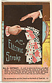 Number 6, An Electric Stroke, from the Tricks with Cards series (N138) issued by W. Duke, Sons & Co. to promote Honest Long Cut Tobacco, Issued by W. Duke, Sons & Co. (New York and Durham, N.C.), Commercial color lithograph