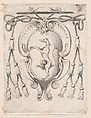 Coat of Arms of a Cardinal of the Sampieri Family, Agostino Carracci  Italian, Engraving