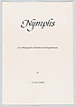 Nymphs, Gerson Leiber (American, Brooklyn 1921–2018), Portfolio of ten lithographs