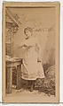 Card Number 41, Abbott, from the Actors and Actresses series (N145-1) issued by Duke Sons & Co. to promote Cross Cut Cigarettes, W. Duke, Sons & Co. American, Albumen photograph