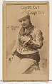 Card Number 208, L. Harold, from the Actors and Actresses series (N145-1) issued by Duke Sons & Co. to promote Cross Cut Cigarettes, W. Duke, Sons & Co.  American, Albumen photograph