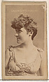 Card Number 4, Patrice, from the Actors and Actresses series (N145-1) issued by Duke Sons & Co. to promote Cross Cut Cigarettes, W. Duke, Sons & Co.  American, Albumen photograph