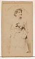 Card Number 201, Louise Paullin, from the Actors and Actresses series (N145-1) issued by Duke Sons & Co. to promote Cross Cut Cigarettes, W. Duke, Sons & Co.  American, Albumen photograph