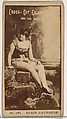 Card Number 227, Elain Caungfor, from the Actors and Actresses series (N145-2) issued by Duke Sons & Co. to promote Cross Cut Cigarettes, W. Duke, Sons & Co.  American, Albumen photograph