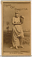Card Number 162, Marian Elmore, from the Actors and Actresses series (N145-2) issued by Duke Sons & Co. to promote Cross Cut Cigarettes, W. Duke, Sons & Co. American, Albumen photograph