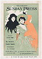 Advertisement for Philadelphia Sunday Press, February 9, 1896, George Reiter Brill  American, Lithograph